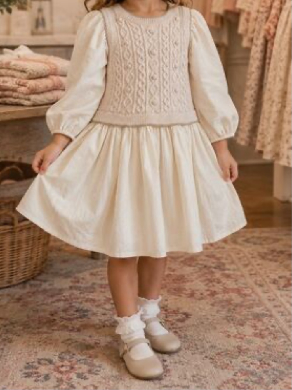 A loves a girls Sweater Dress